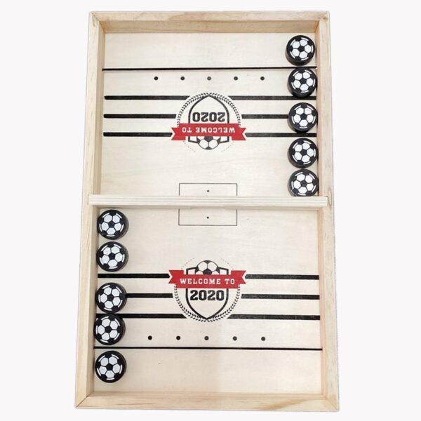 Puck Game Fast Sling Wooden Parent-child Interactive Game Chess Prop - Image 5