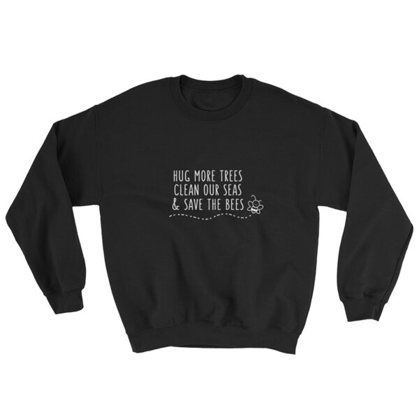 M-6XL cross-border supply foreign trade to save the little bee series round neck sweater plus fleece women's autumn and winter one piece dropshipping - Image 6