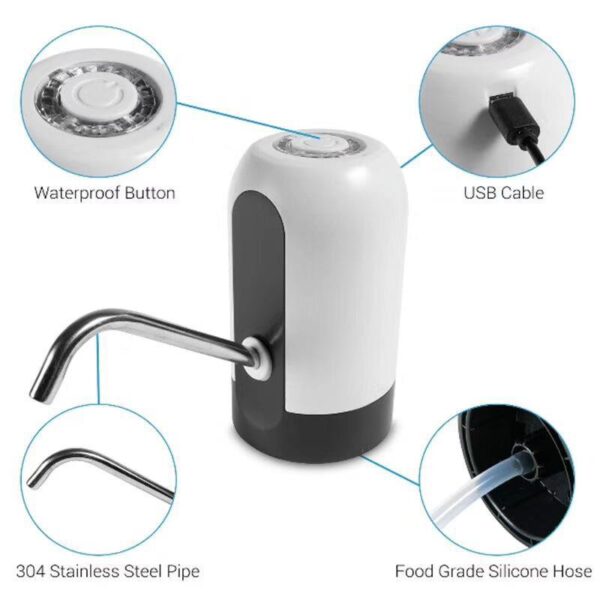 Wholesale bottled water pump water outlet automatic water dispenser household water dispenser electric pure water mineral water press - Image 3