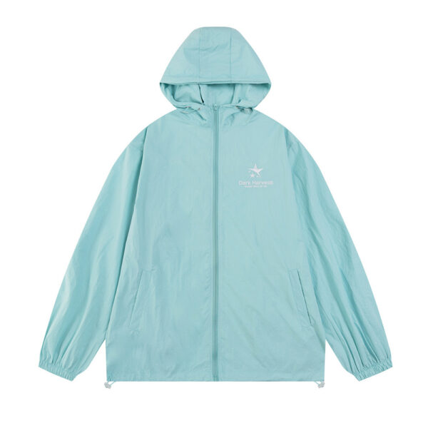 Starry Embroidered Letters Sun Protection Clothing Men - Image 2