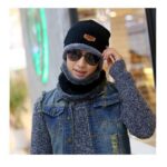 Winter hat pullover cap bib suit plus velvet thick woolen cap men's Korean version autumn and winter men's and women's knitted hat