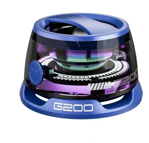 Portable Bluetooth Speaker G200 RGB Lighting Speaker BT5.3 Mini Sound Box 7 Hours Playback Magnetic Phone Holder - Image 9