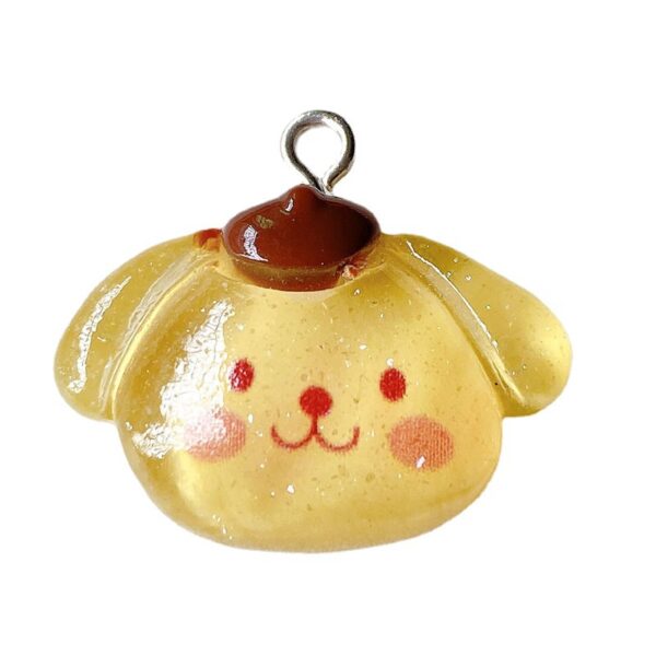 diy resin accessories cartoon pendant cute bunny puppy pendant cream glue mobile phone shell hair accessories material - Image 7