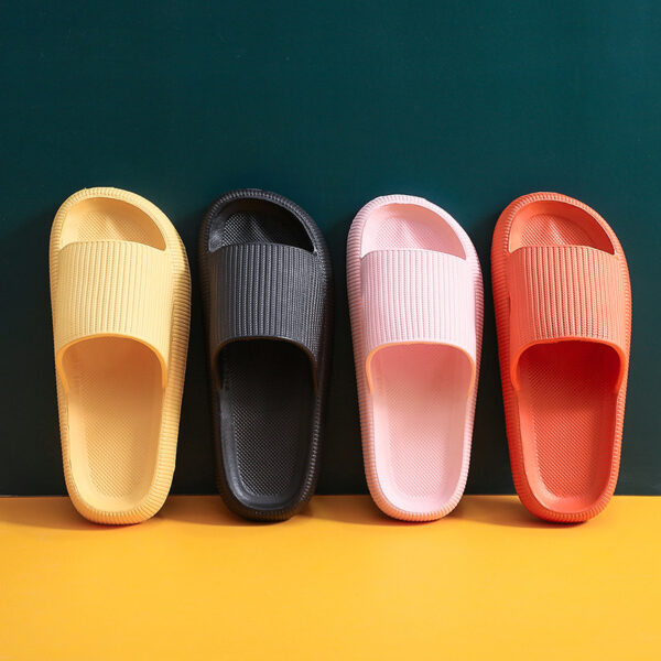 Spot cross-border thick-soled slippers women's summer home sandals and slippers soft bottom EVA home slippers men's feeling of stepping on shit 5001 - Image 7