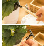 Three-piece set of gardening tools, mini garden tools, multi-functional shovel, rake, shovel, household plant loose soil shovel wholesale
