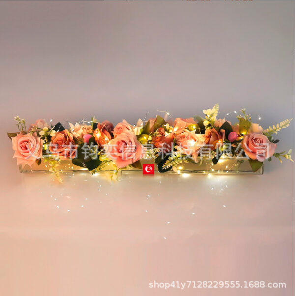 TX Amazon Best Selling Acrylic Flower Acrylic Box INS Style Flower Gift Box Vase Wedding Table Decoration - Image 2