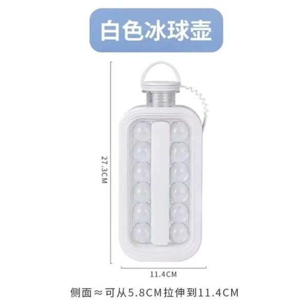 Folding ice box can carry two-in-one ice hockey ice cube ice hockey mold household silicone ice box curling - Image 10