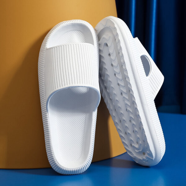 Spot cross-border thick-soled slippers women's summer home sandals and slippers soft bottom EVA home slippers men's feeling of stepping on shit 5001 - Image 15