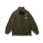 South summer disguise 2022 spring college style men's jacket American casual stand collar polar fleece thick stitching sweater