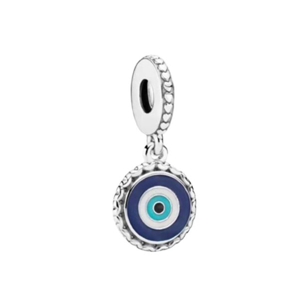 Vatican Pandora S925 sterling silver cross-border hot-selling castle rugby blue airplane beads DIY accessories beads - Image 4