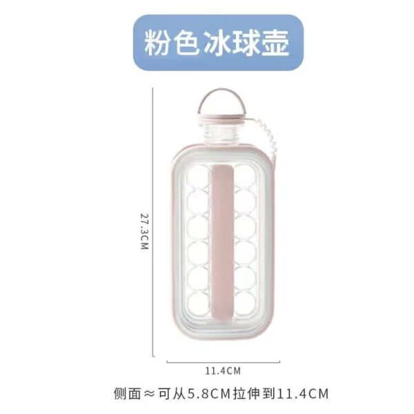 Folding ice box can carry two-in-one ice hockey ice cube ice hockey mold household silicone ice box curling - Image 4