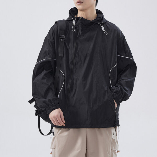 Fashion Summer Ice Silk Sun Protection Clothing Men - Image 3