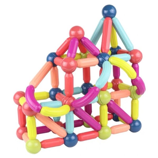 Big Size DIY Magnetic Construction Set Early Learning Constructor Variety Magnetic Rod Building Blocks For Children Toys Gift - Image 6